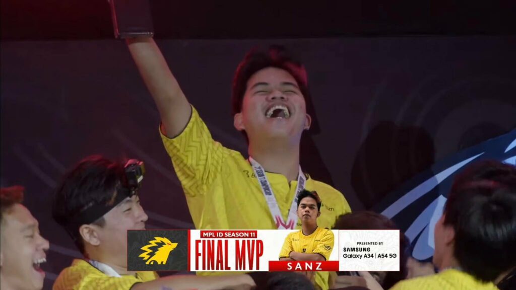 Sanz Raih Final MVP MPL ID Pada Season 11!