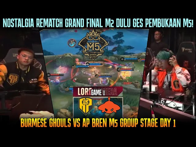 Hasil M5 Mobile Legends APBREN vs Burmese Ghouls!