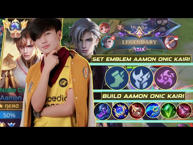Berikut Rekomendasi Build dan Emblem Aamon Menurut Kairi!