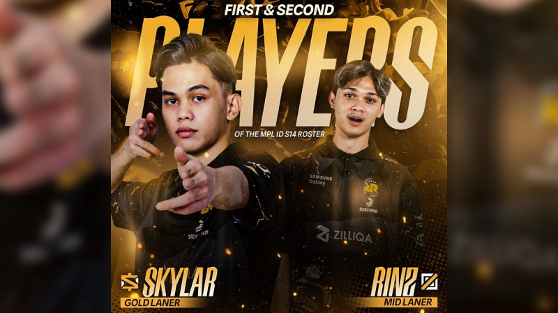 Skylar dan Rinz Menjadi Roster RRQ Hoshi Untuk MPL ID Season 14!
