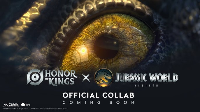 Honor of Kings x Jurassic World Rebirth Collaboration