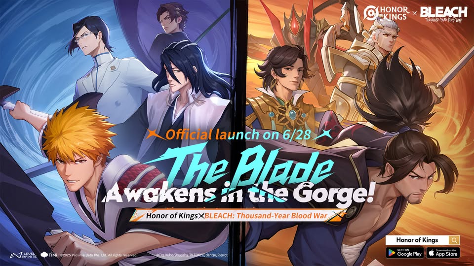 Honor of Kings x Bleach Resmi Dimulai 28 Juni 2025!