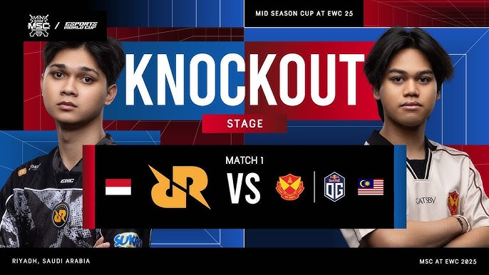 Hasil Knockout Stage RRQ vs SRG OG MSC 2025