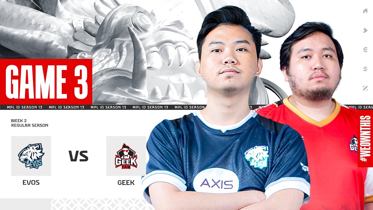 Hasil MPL ID S16 W3 EVOS vs Geek Fam, Bangkitnya Macan Putih