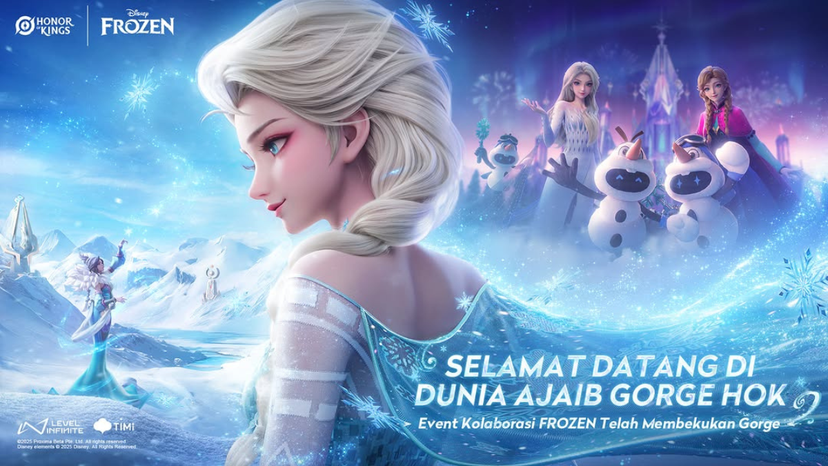 Kolaborasi Honor of Kings x Frozen Kembali, Saatnya Wujudkan Impian Skin Langka!