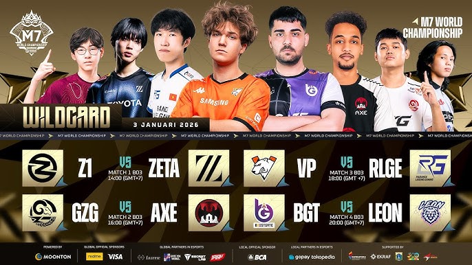 Update Hasil M7 MLBB Wild Card, Simak Klasemen & Jadwal Swiss Stage