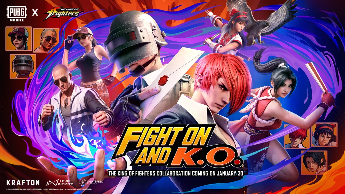 Kolaborasi PUBG Mobile x KOF Telah Hadir, Klaim Segera Semua Hadiahnya