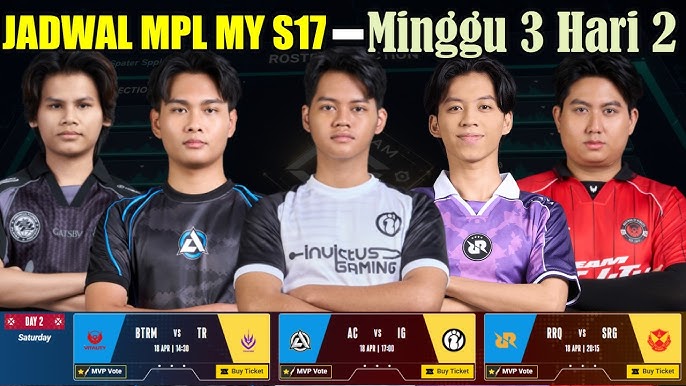 Hasil MPL MY S17 RRQ TORA vs SELANGOR RED GIANTS